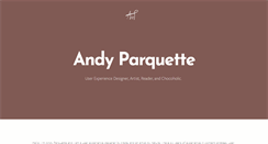 Desktop Screenshot of andyparquette.com