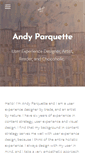 Mobile Screenshot of andyparquette.com